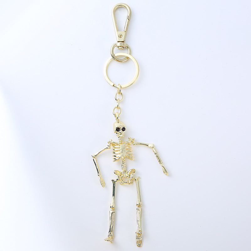 Wholesale Zinc Alloy Easter Skeleton Creative Key Chain
